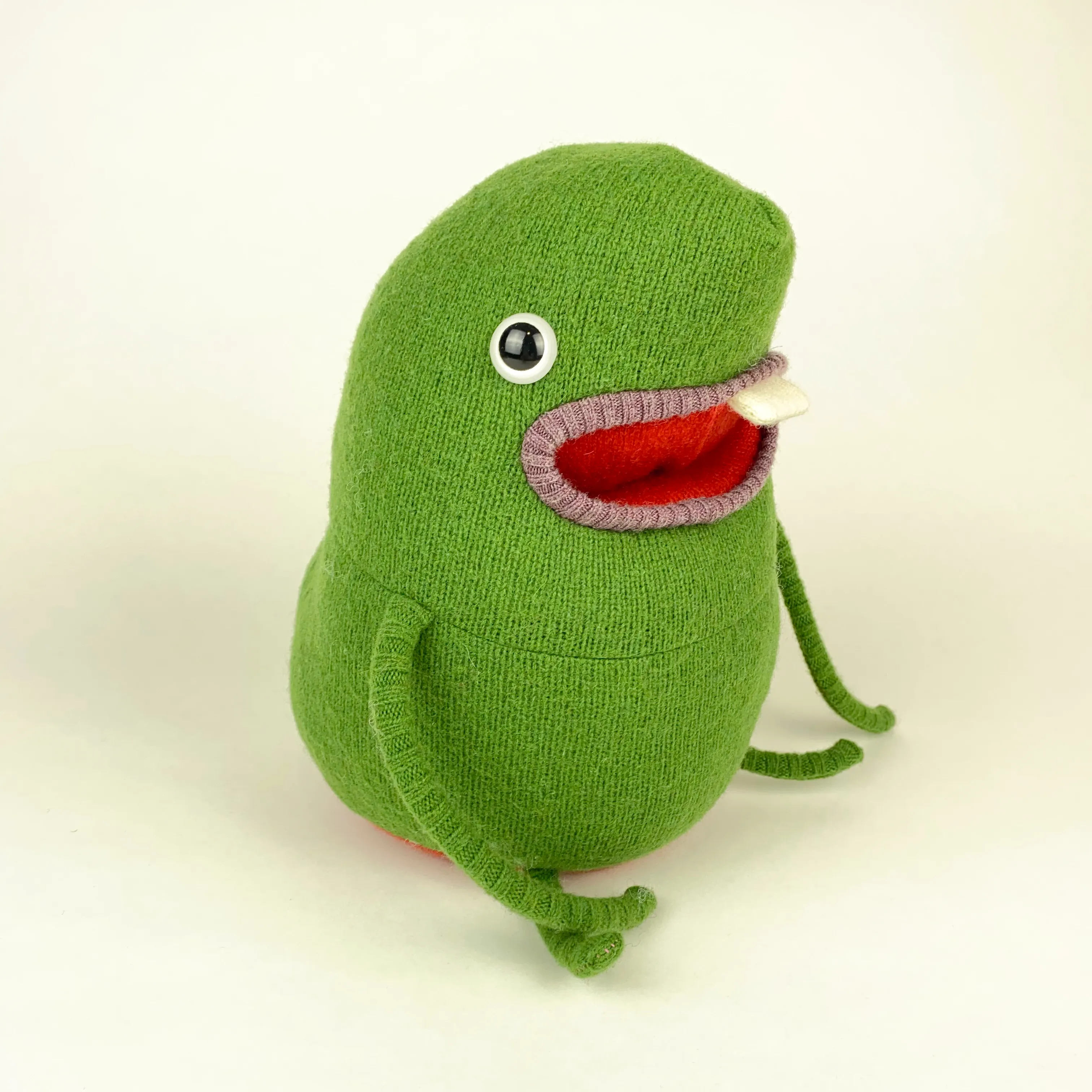 Adam the handmade stuffed monster plush