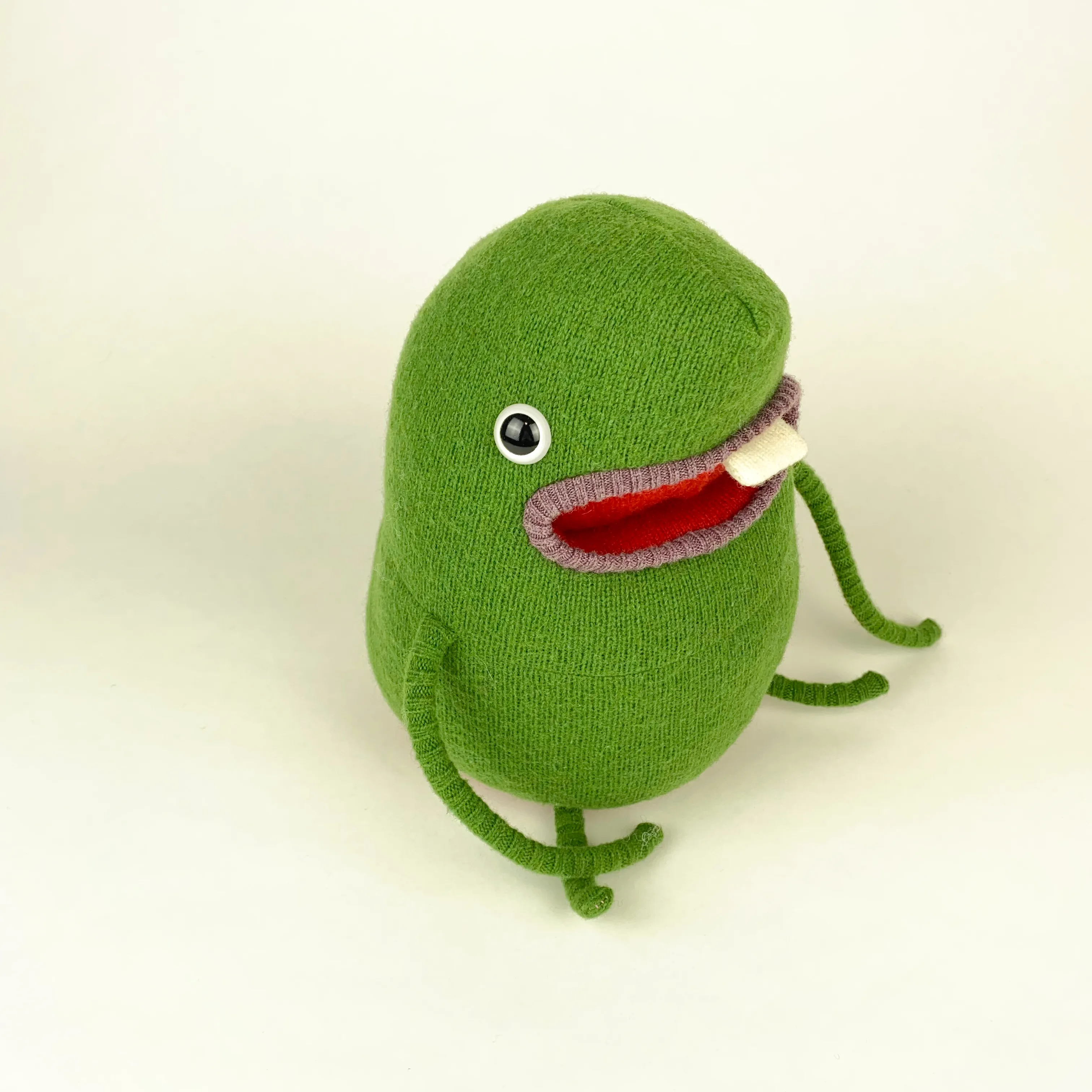 Adam the handmade stuffed monster plush