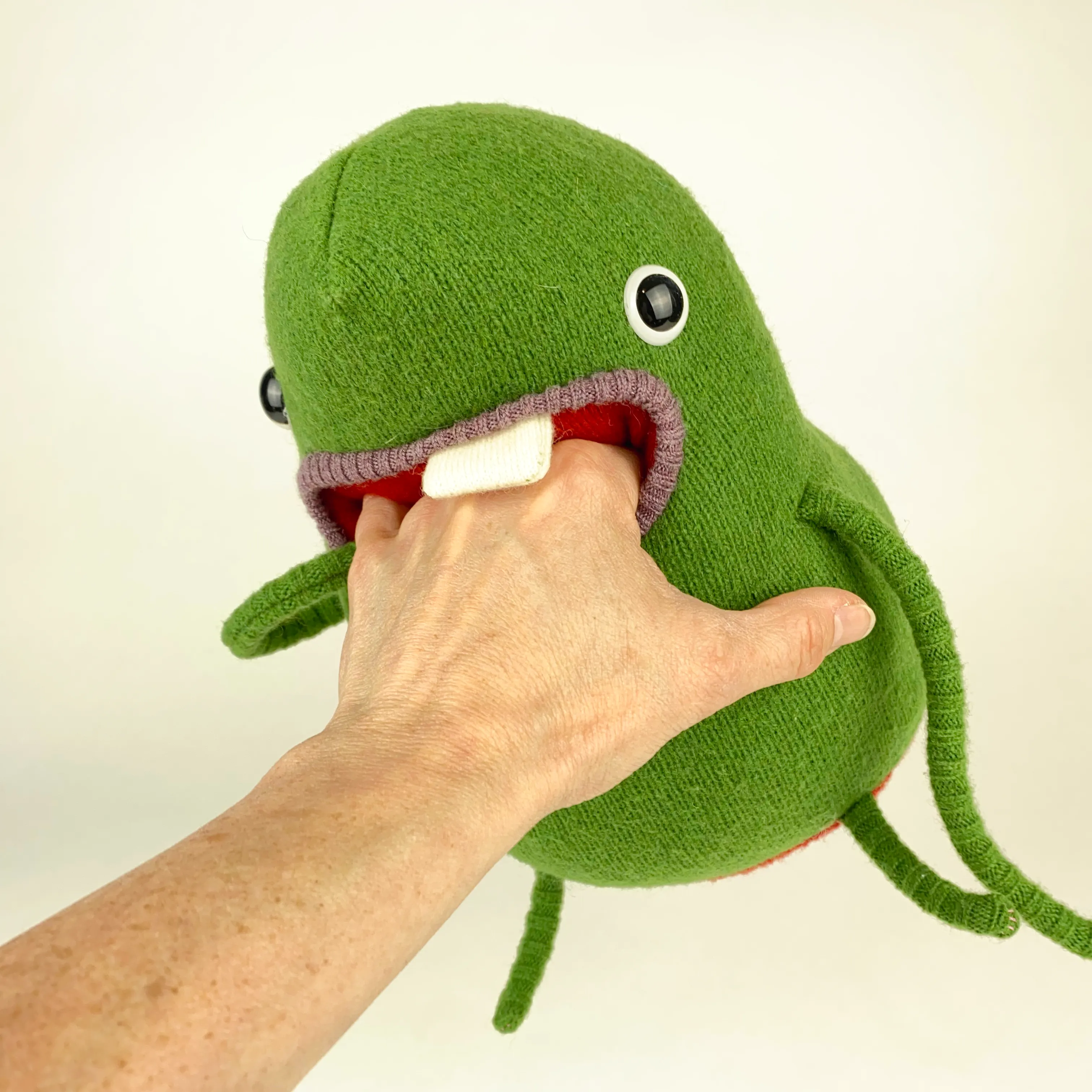 Adam the handmade stuffed monster plush