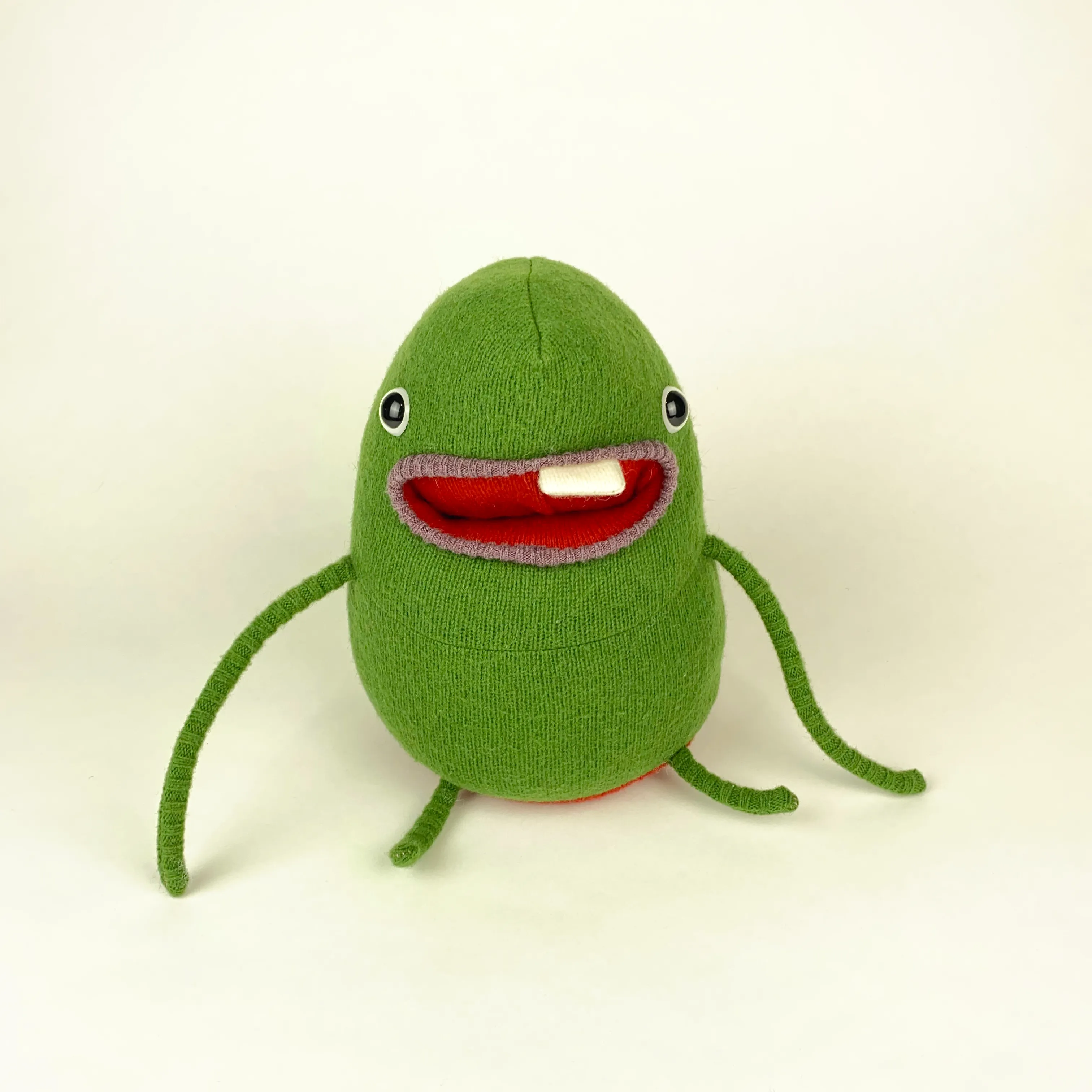 Adam the handmade stuffed monster plush