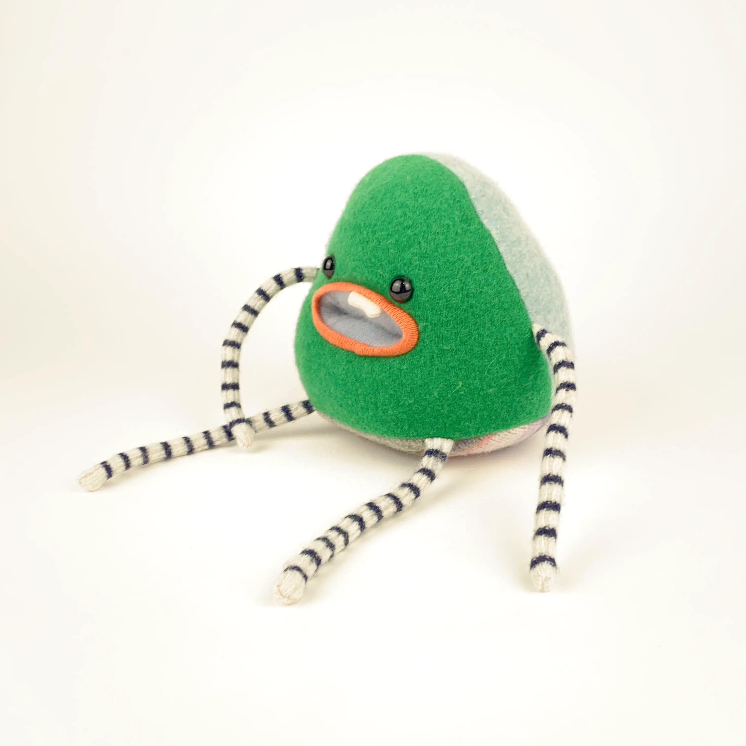 Ajax the handmade stuffed monster plush