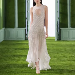 Beaded Georgette Embellished Dress
