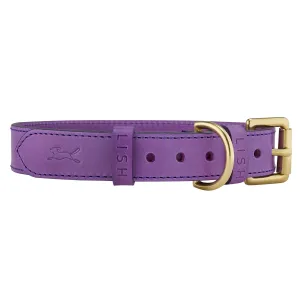 Coopers Violet Luxury Leather Designer Dog Collar