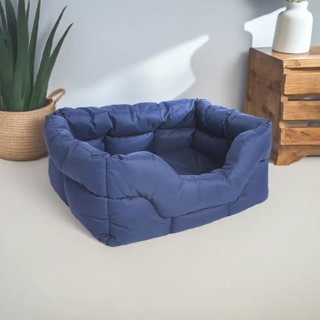 Large Tough Heavy Duty Rectangular High Sided Waterproof Dog Beds.