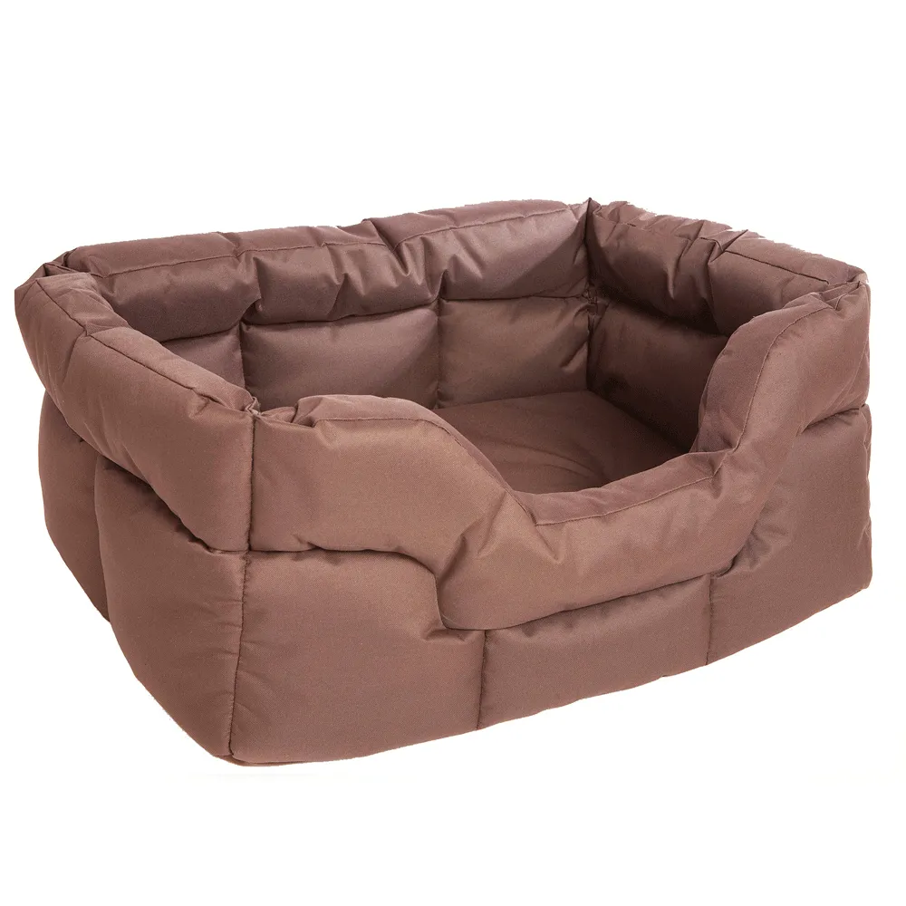 Large Tough Heavy Duty Rectangular High Sided Waterproof Dog Beds.