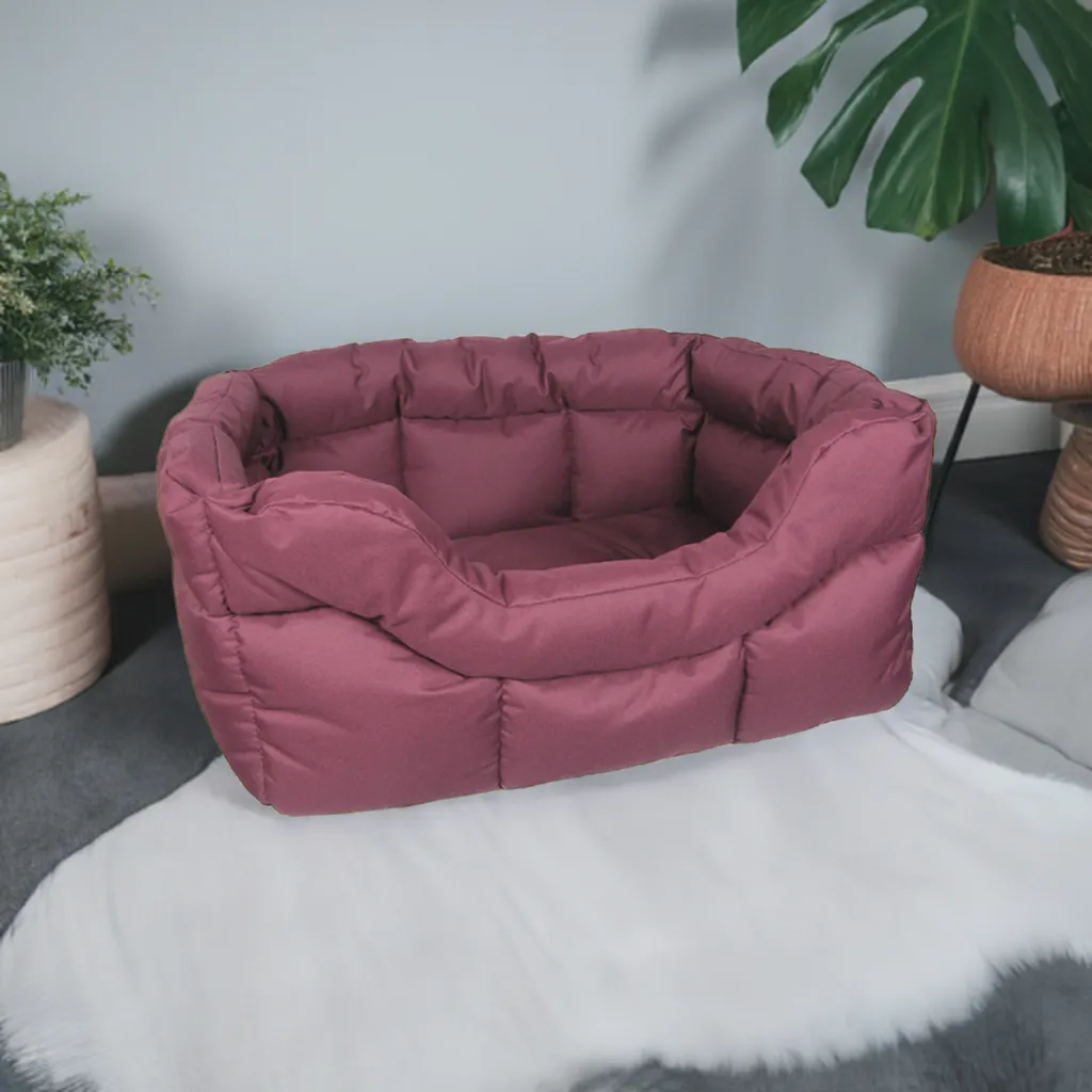Large Tough Heavy Duty Rectangular High Sided Waterproof Dog Beds.