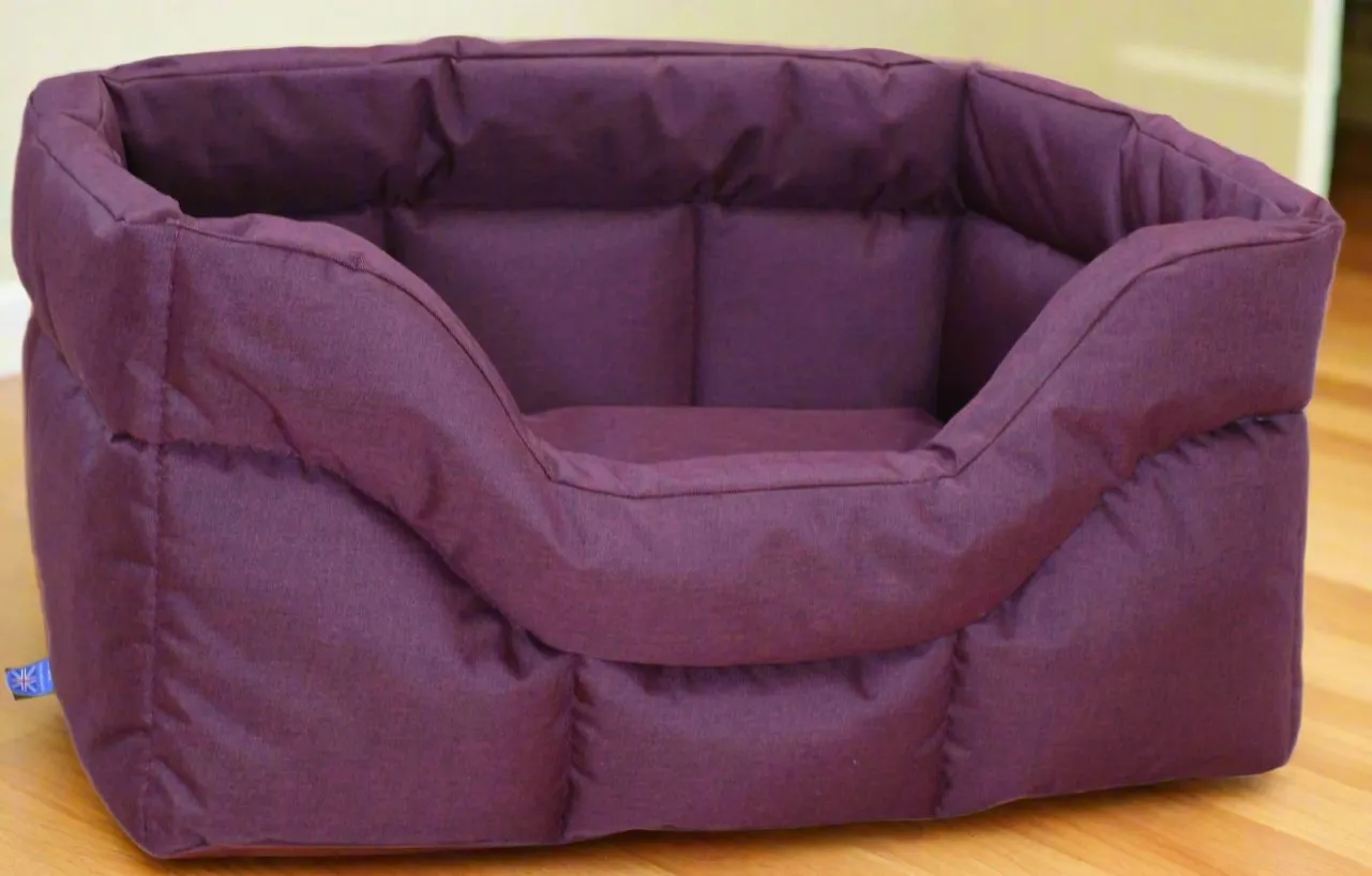 Large Tough Heavy Duty Rectangular High Sided Waterproof Dog Beds.