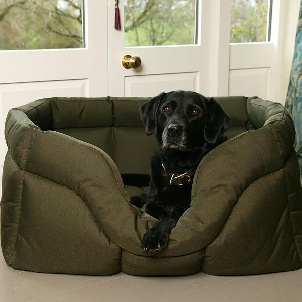 Large Tough Heavy Duty Rectangular High Sided Waterproof Dog Beds.
