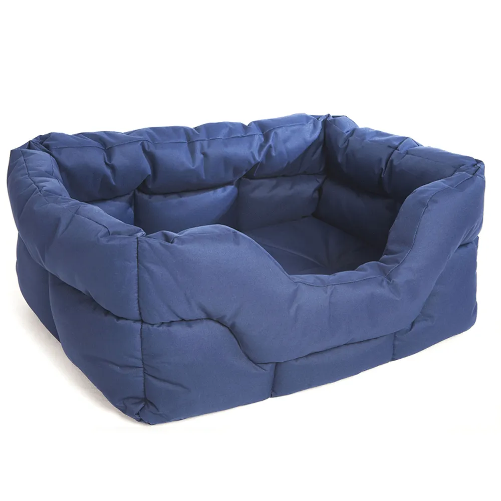 Large Tough Heavy Duty Rectangular High Sided Waterproof Dog Beds.