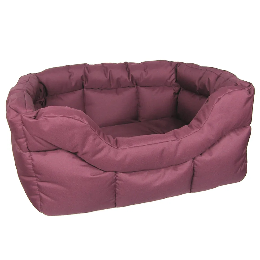 Large Tough Heavy Duty Rectangular High Sided Waterproof Dog Beds.