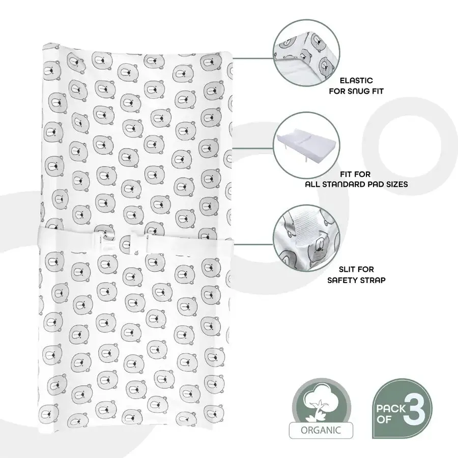 Moon Changing Pad Cover (Pack of 3)