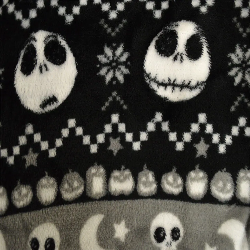 Nightmare Before Christmas Jack Skellington Plush Onesie Pajama
