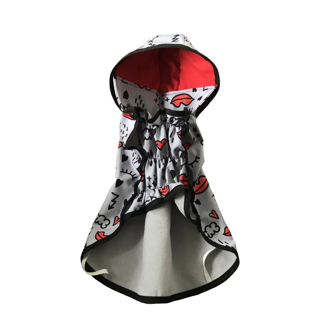 Raincoat - Red Lips