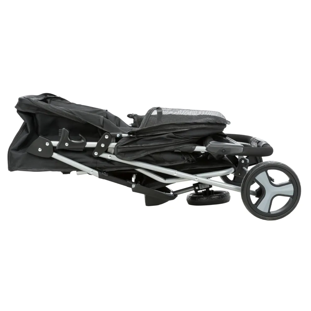 Trixie Nylon Buggy Stroller for Dogs and Cats (Black)